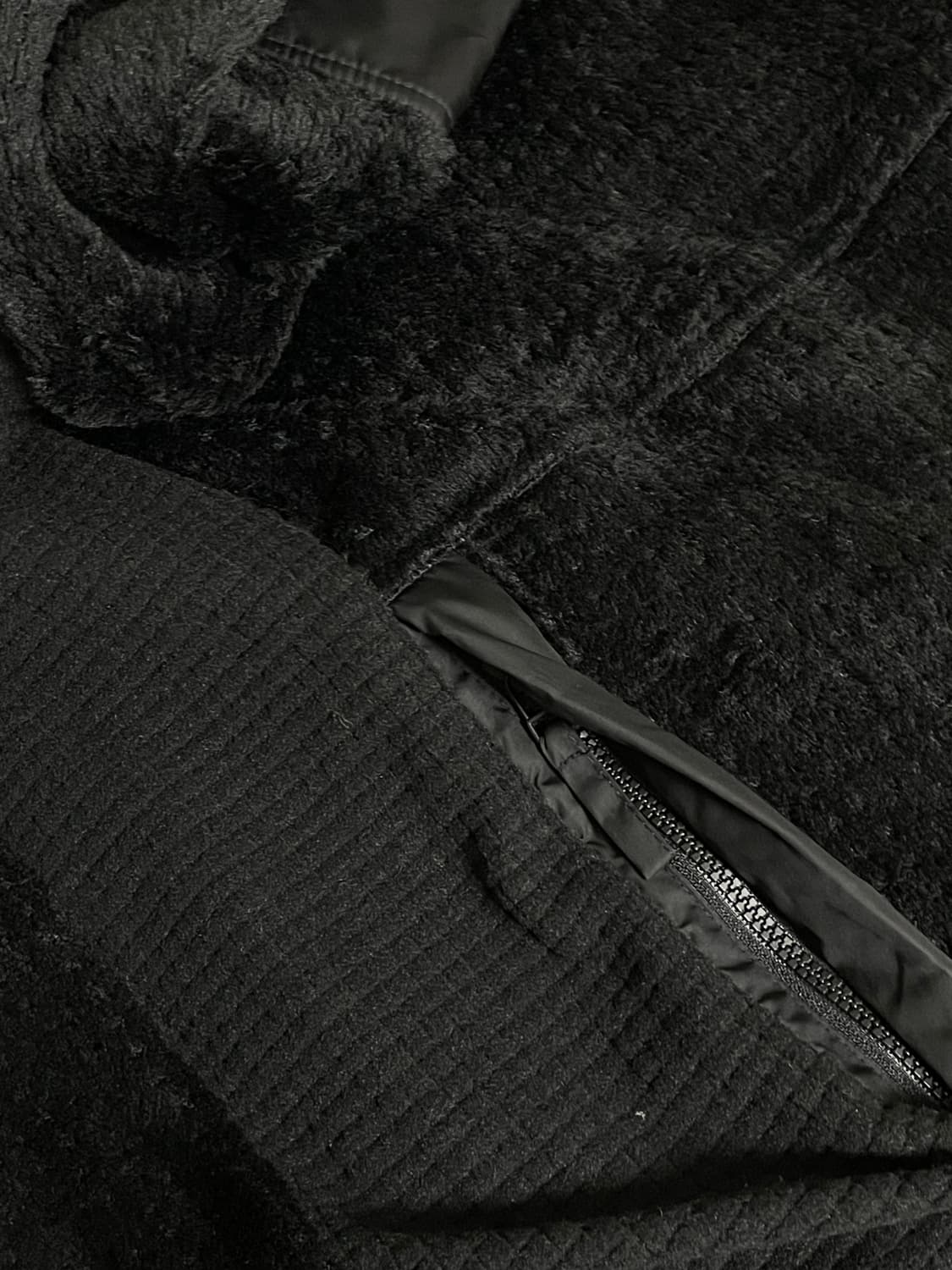 나이키 x 스투시 풀 집 플리스 블랙 상품이미지5