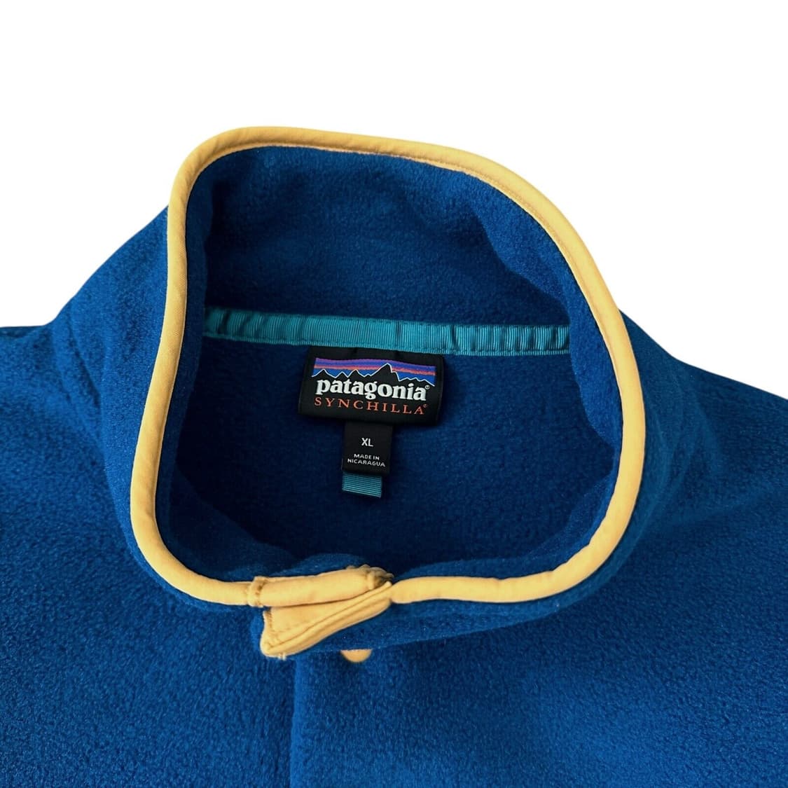 16FW 파타고니아 신칠라 스냅-티 플리스 블루/퍼플/옐로우 상품이미지2