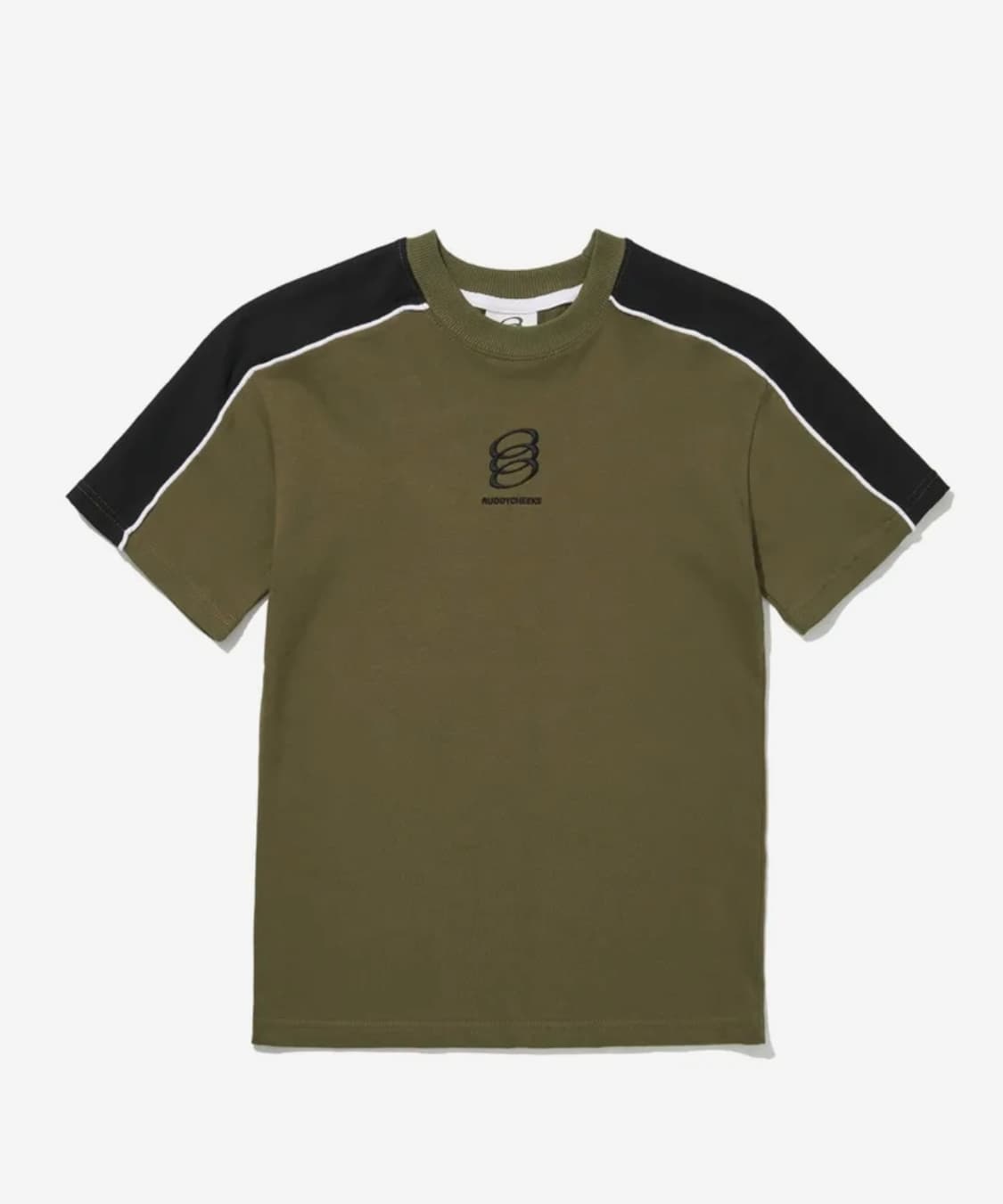 CIRCLE LOGO SLIM FIT T-SHIRT [KAKHI] 상품이미지1