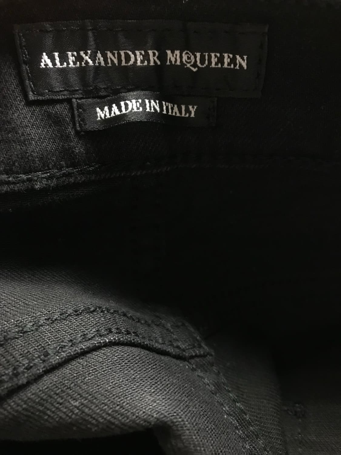 알렉산더맥퀸 블랙 데님 31사이즈(48) 상품이미지3