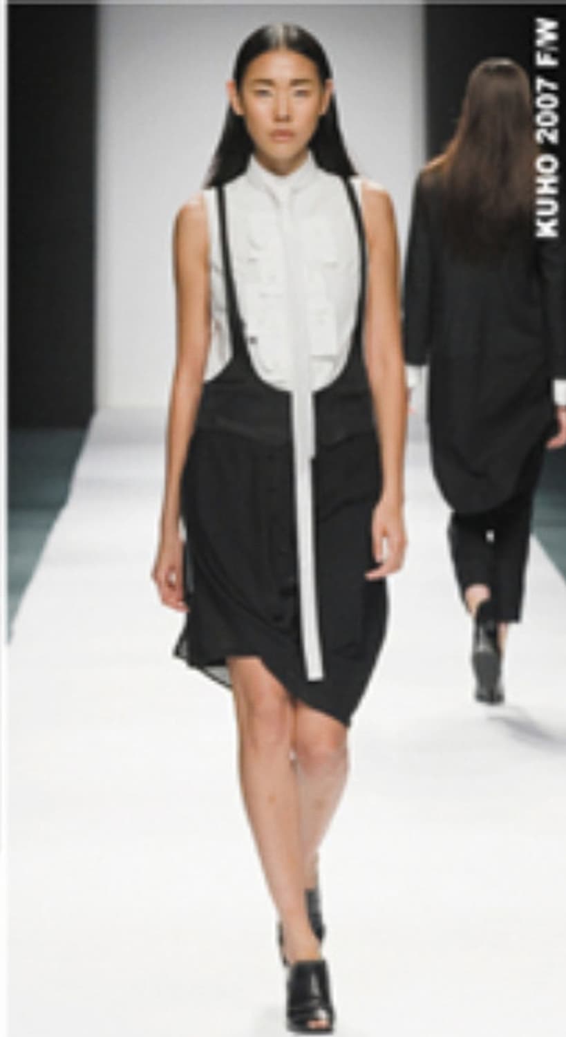 KUHO 구호 실크 뷔스티에 드레이핑 원피스 상품이미지7