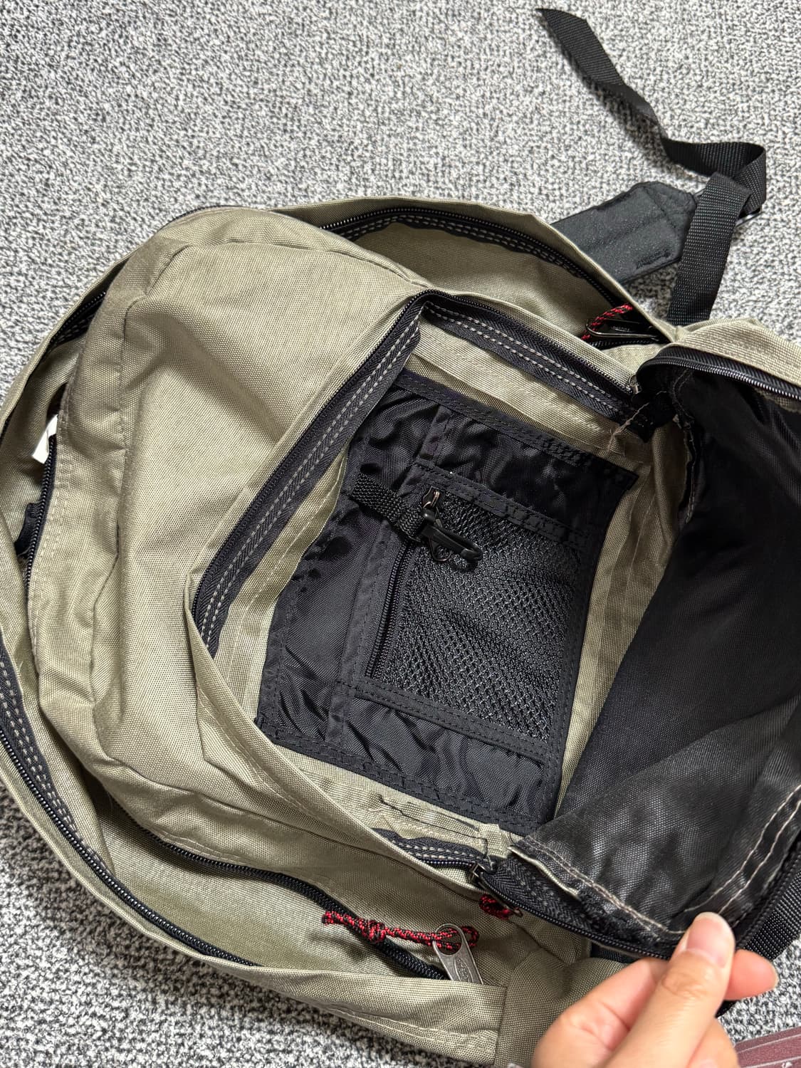 90년대 made in usa 이스트팩 백팩 상품이미지5