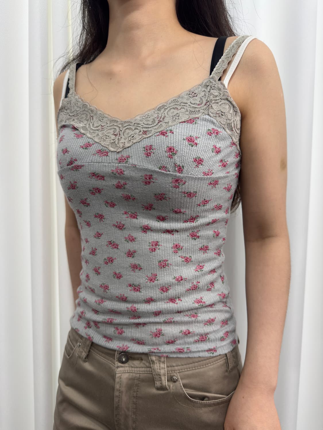 flower lace sleeveless 상품이미지2