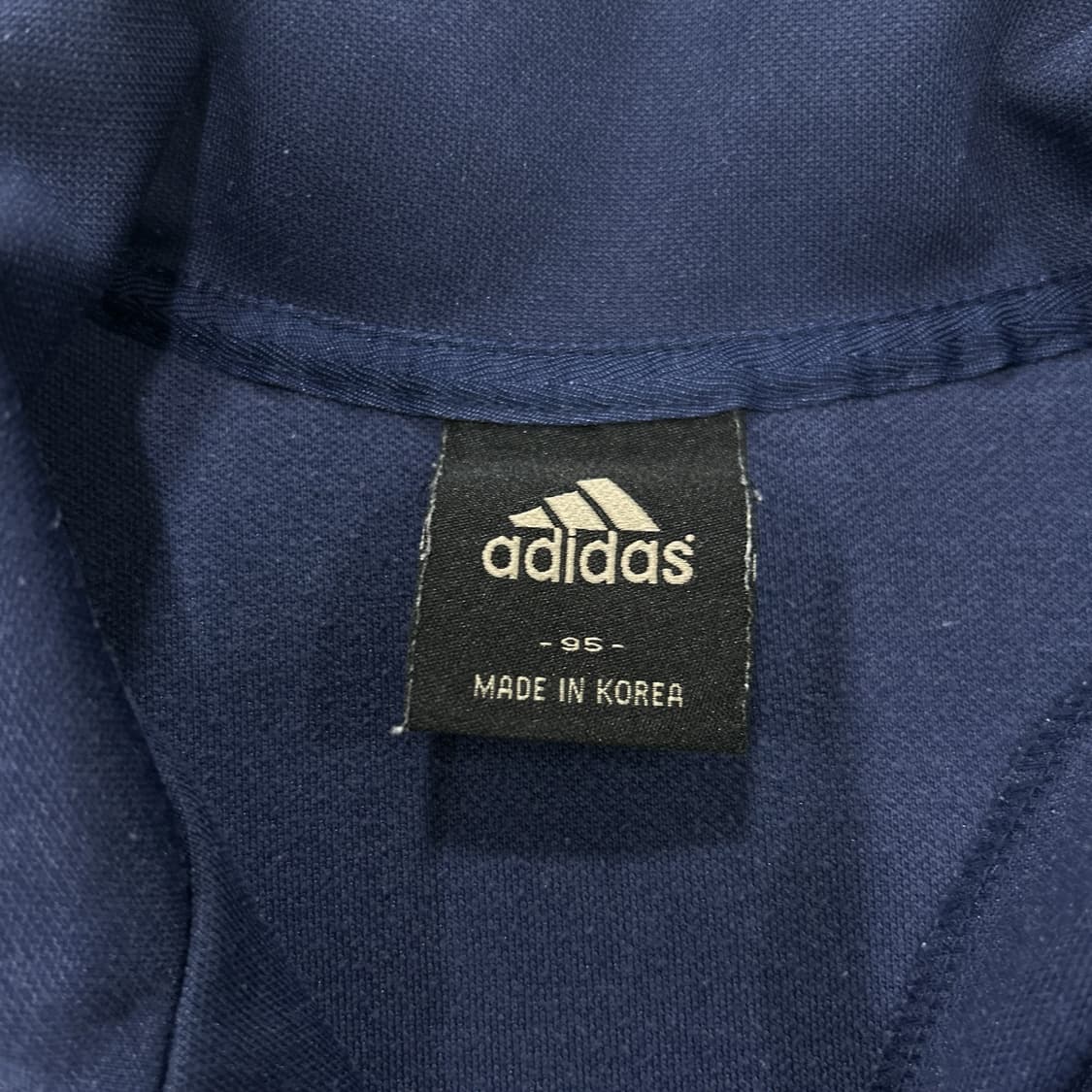 아디다스 네이비 삼선 트랙탑 m 상품이미지2