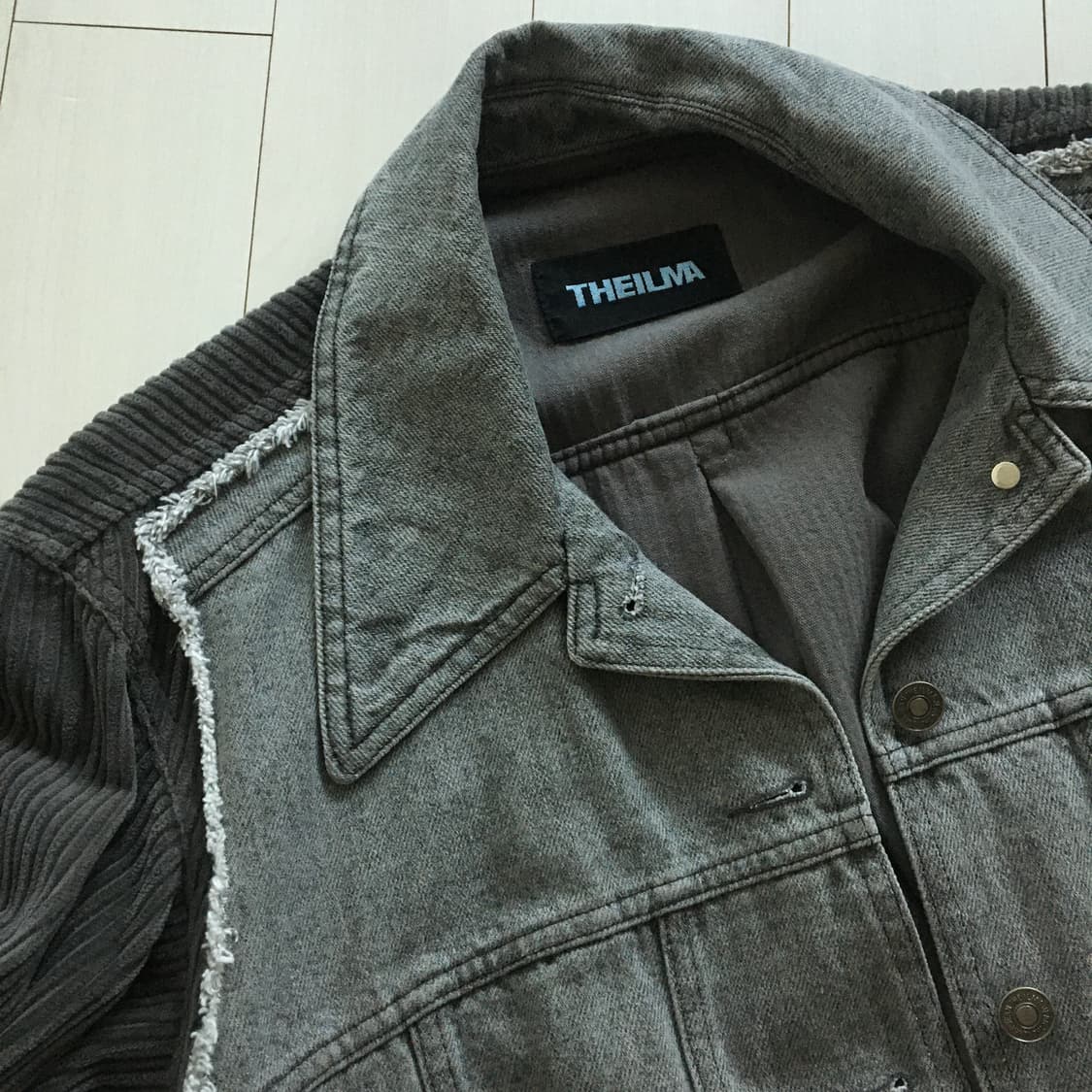 더일마 한정판 데님 코듀로이 자켓 Free / 남여공용 상품이미지3