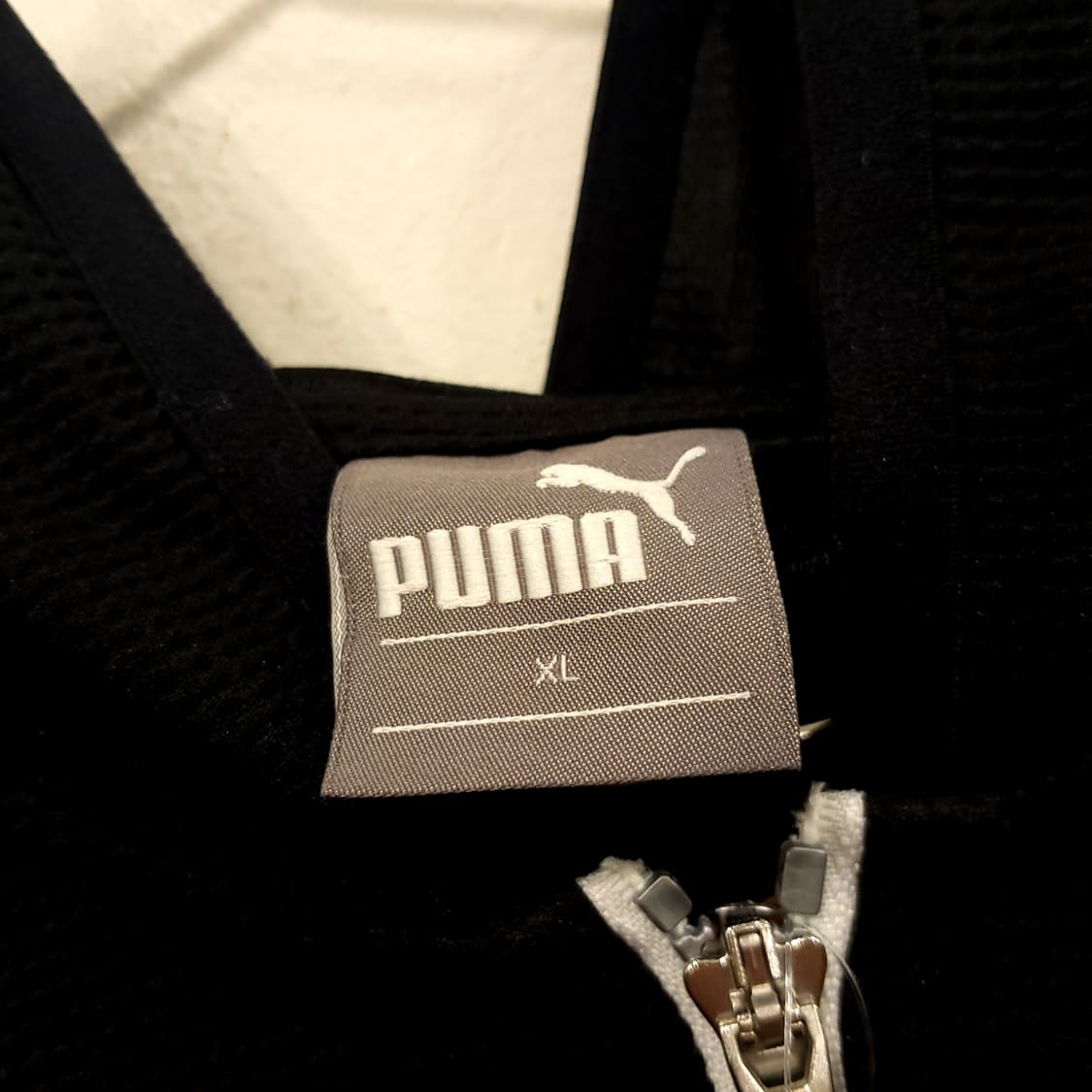 푸마 블랙 메쉬 기능성 후드 집업 상품이미지3