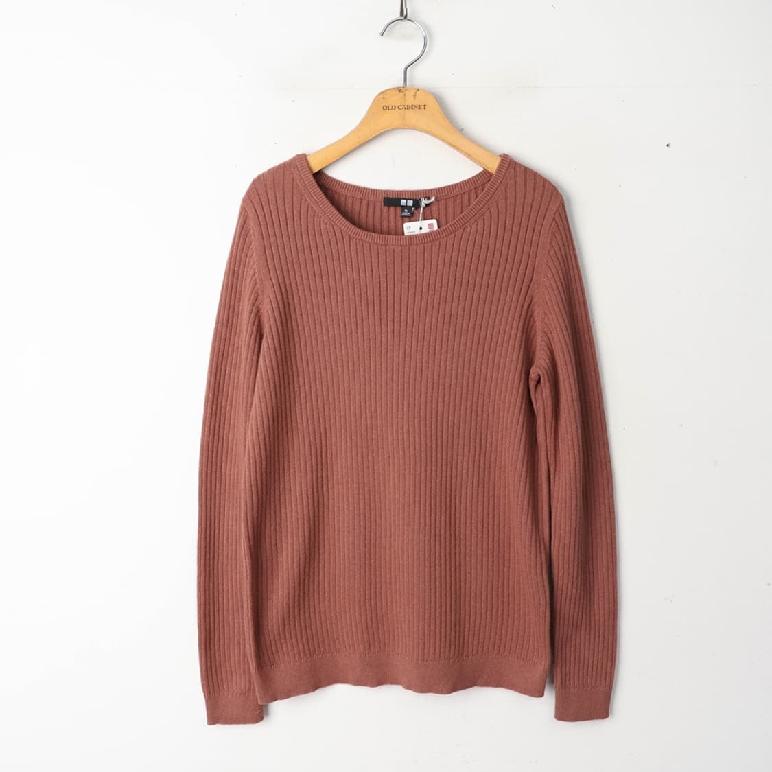 77/새상품 유니클로 코튼 캐시미어 립 니트 상품이미지1