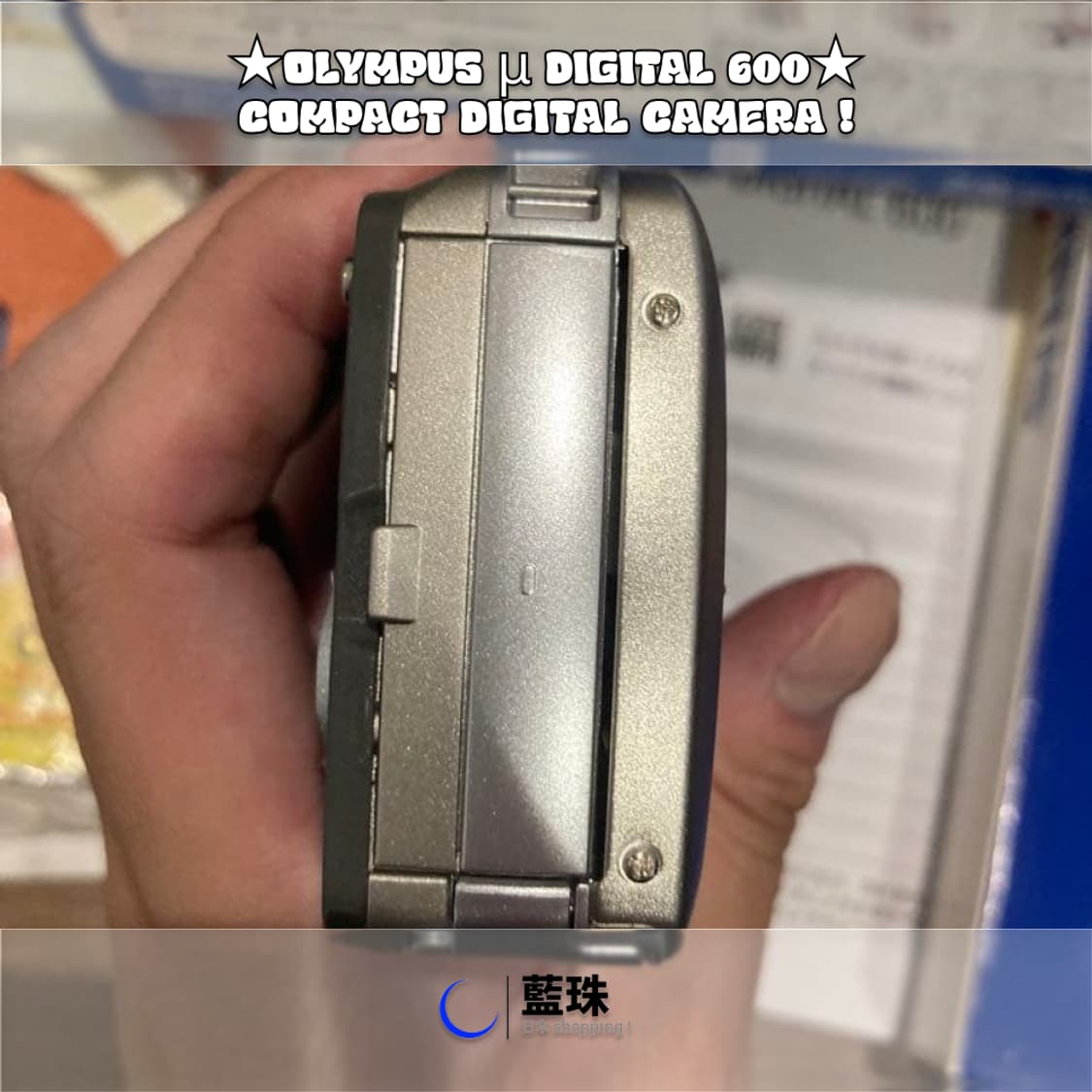 올림푸스 뮤 600 μ 빈티지 컴팩트 디카 디지털 카메라 실버 상품이미지5