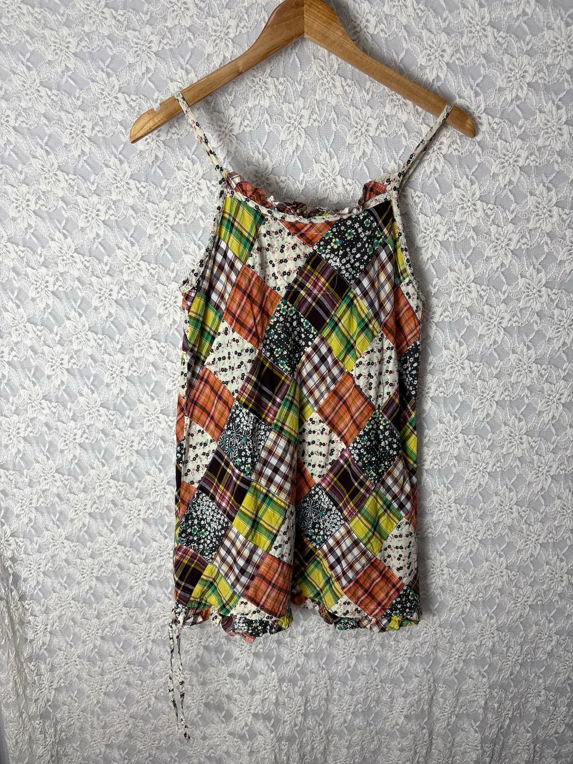 패치 패턴 슬리브리스 상품이미지9