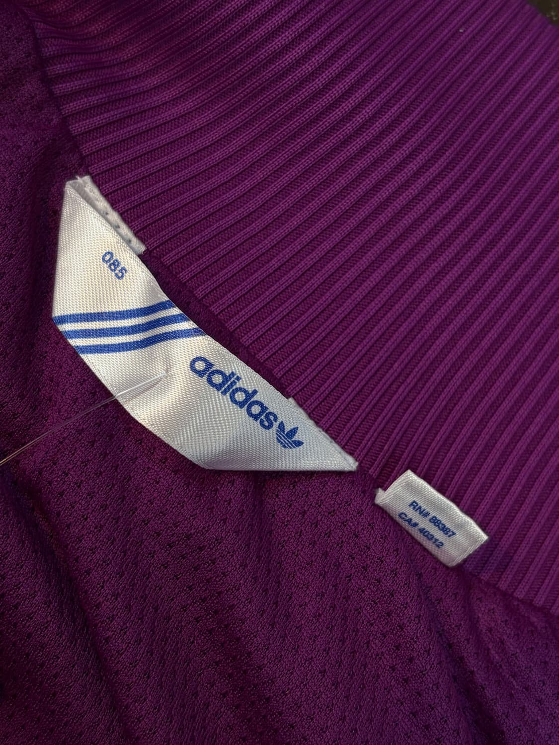 아디다스 퍼플 져지 바람막이 자켓 여성 상품이미지6