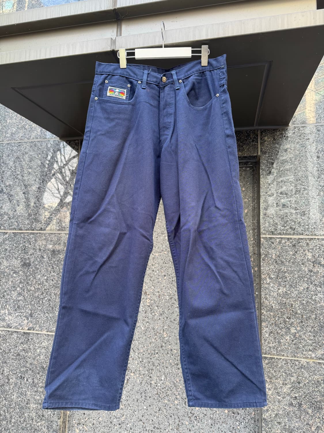 00s 에일리언워크샵 네이비팬츠 상품이미지1