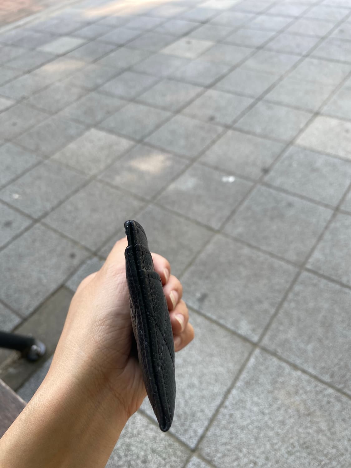 샤넬 클래식 카드슬롯 카드홀더 캐비어 은장 상품이미지4