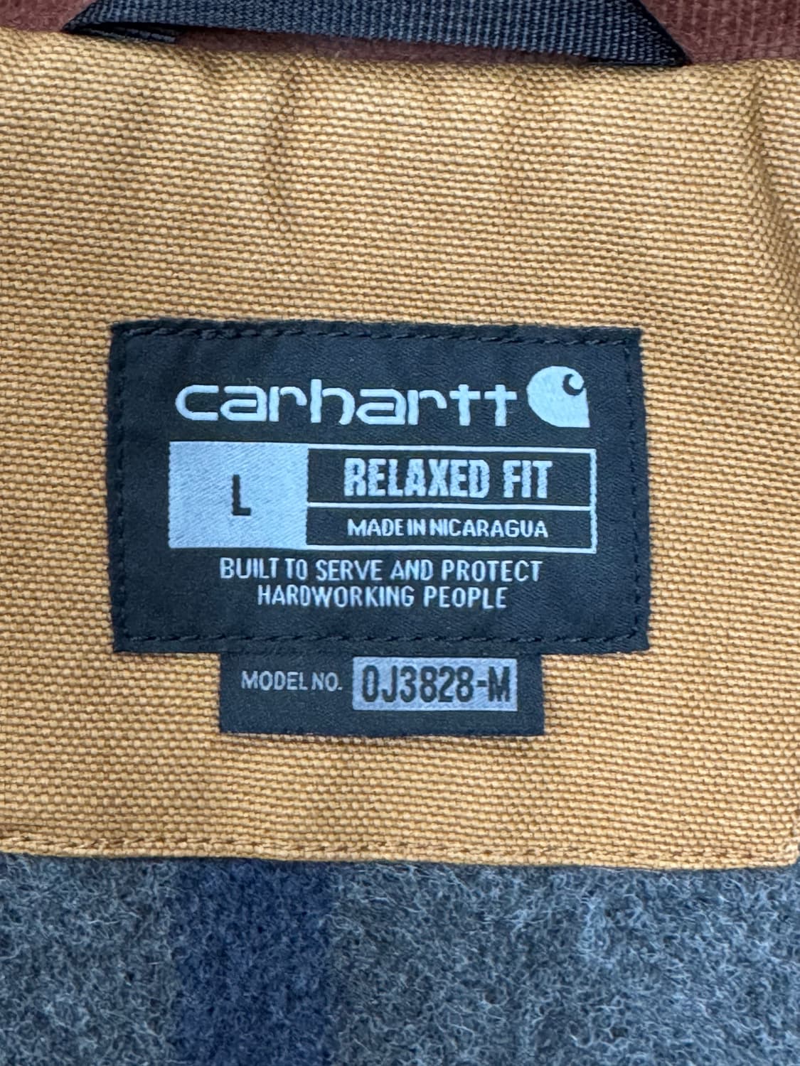 칼하트 디트로이드 자켓 브라운 L 상품이미지3