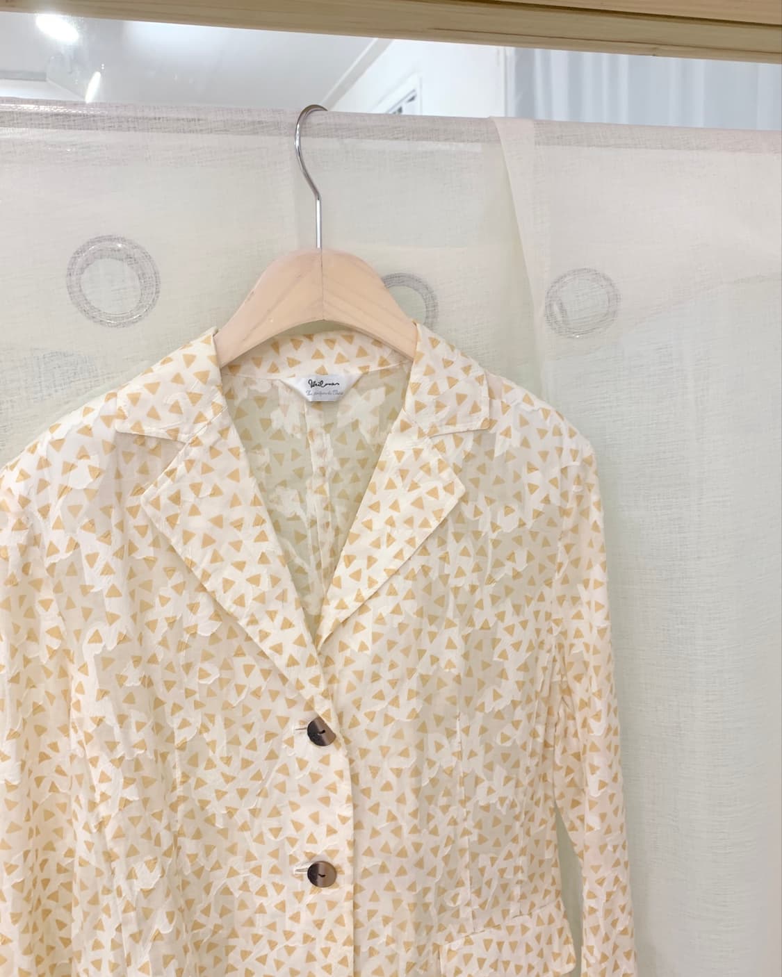 jacquard geometric pattern blazer 상품이미지4