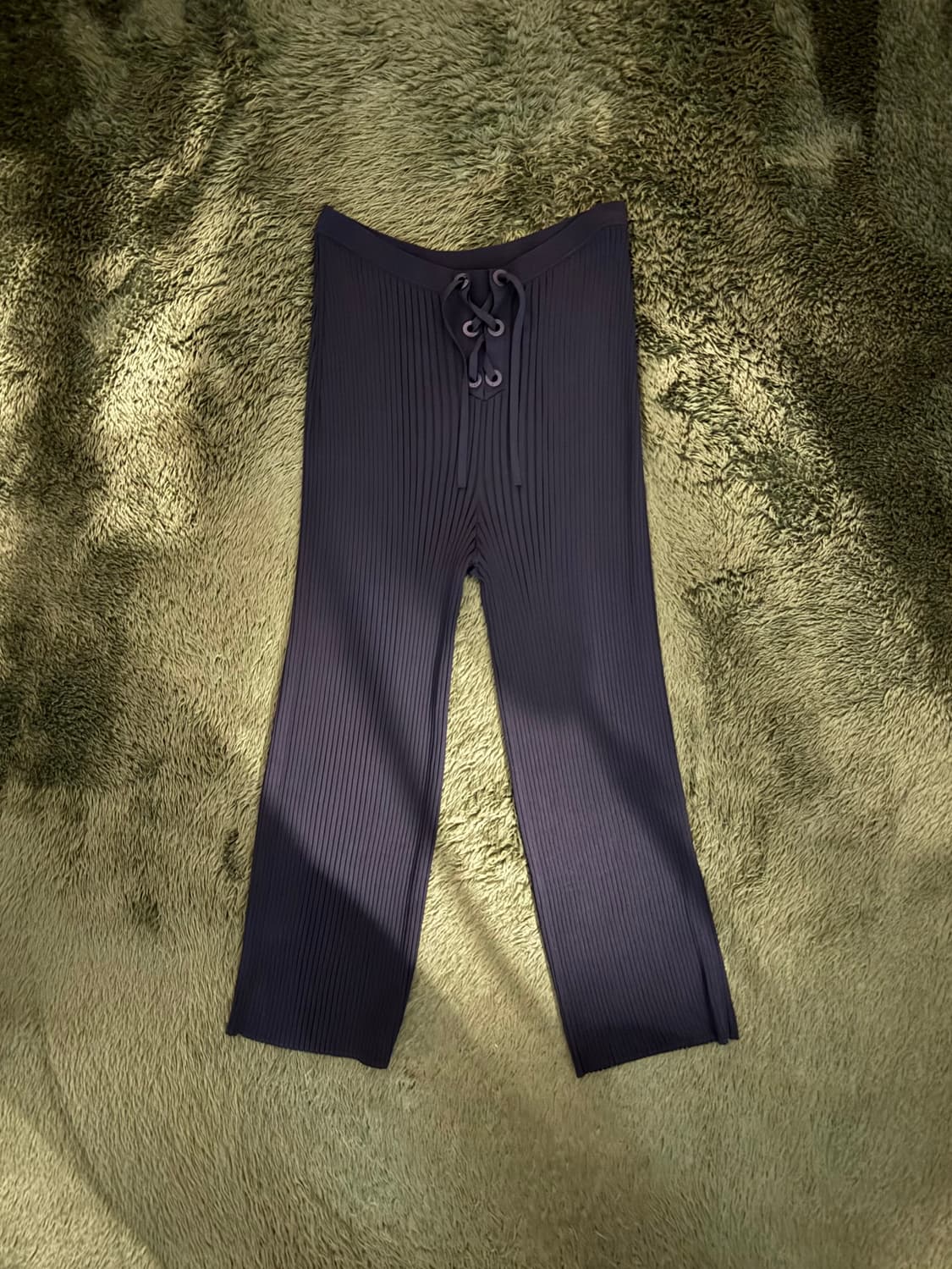 [AU L] Dion Lee 디온리 레이스업 스트레치 플레어 팬츠 상품이미지1