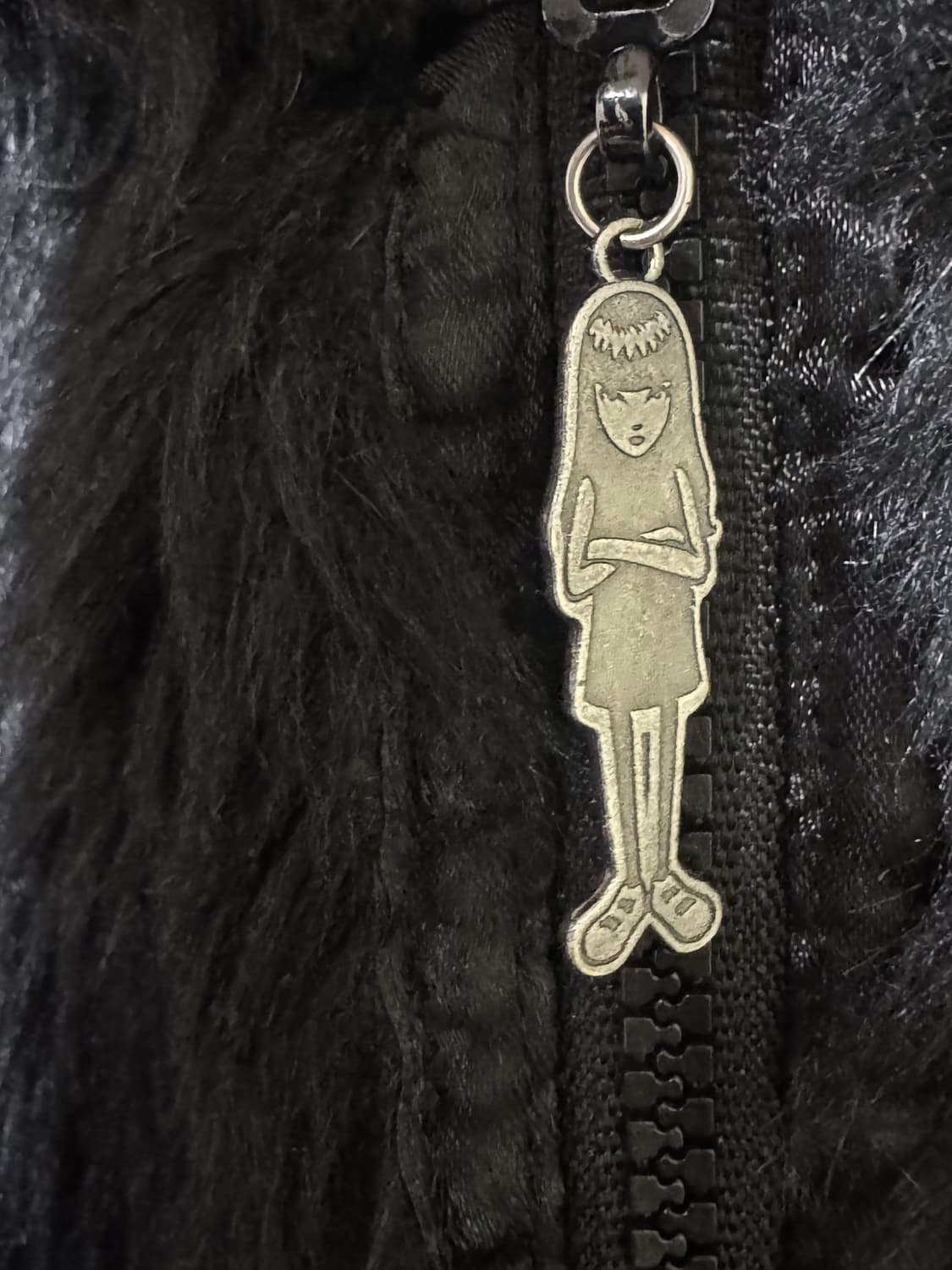 reversible hooded fur jacket with 😼ears 상품이미지4