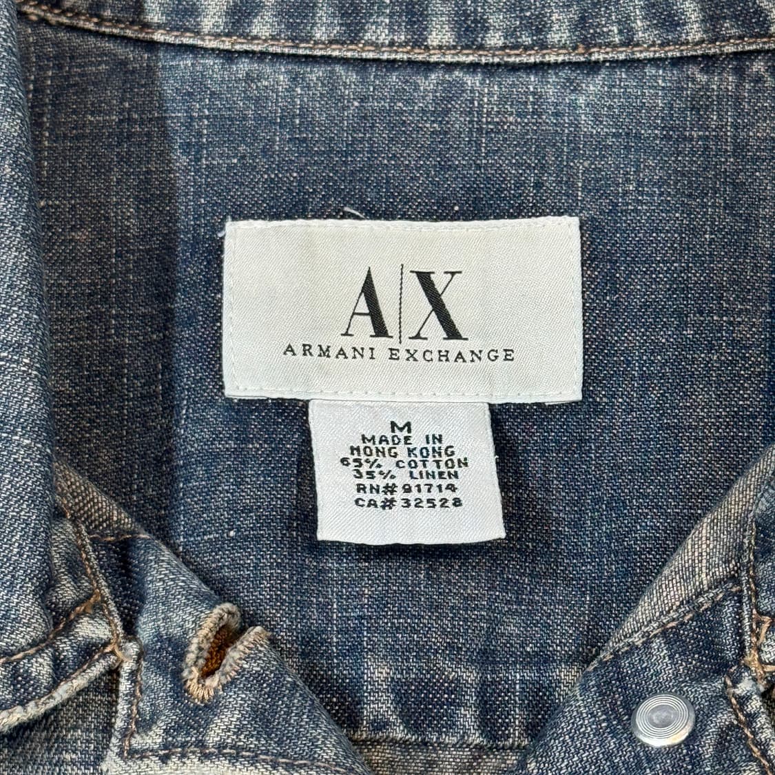 M) A/X 아르마니 익스체인지 데님 자켓 상품이미지6