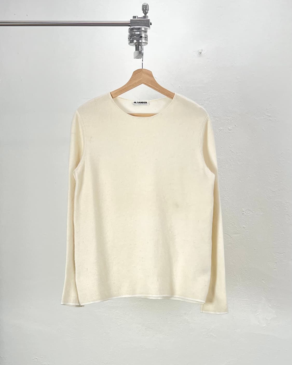 질샌더 스노우 에지 캐시미어 크루 넥 니트 스웨터 상품이미지1