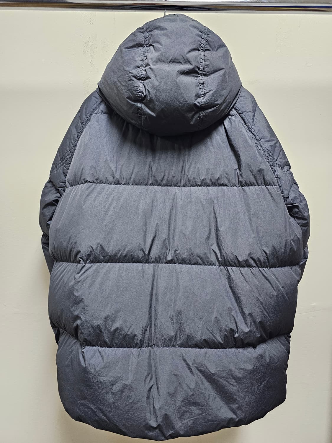 스톤아일랜드 가먼트 다이드 크링클랩스 리사이클 나일론 후드 다운 자켓 상품이미지2