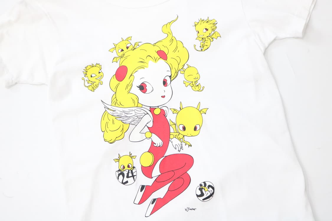 24HOUR TELEVISION 빈티지 애니메이션 그래픽 반팔 티셔츠 상품이미지3