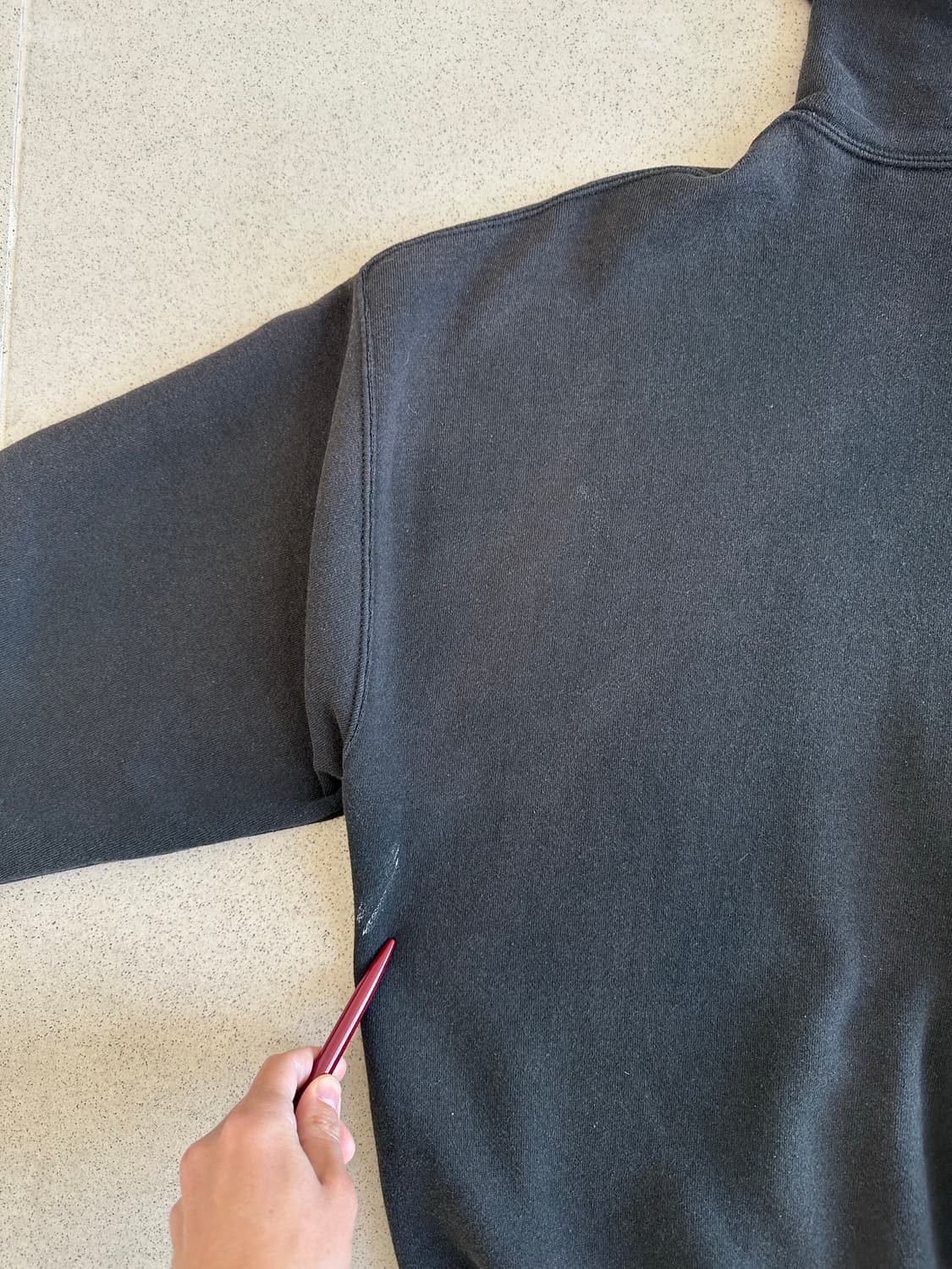 90s 빈티지 러셀 후드집업 블랙 XL 상품이미지7