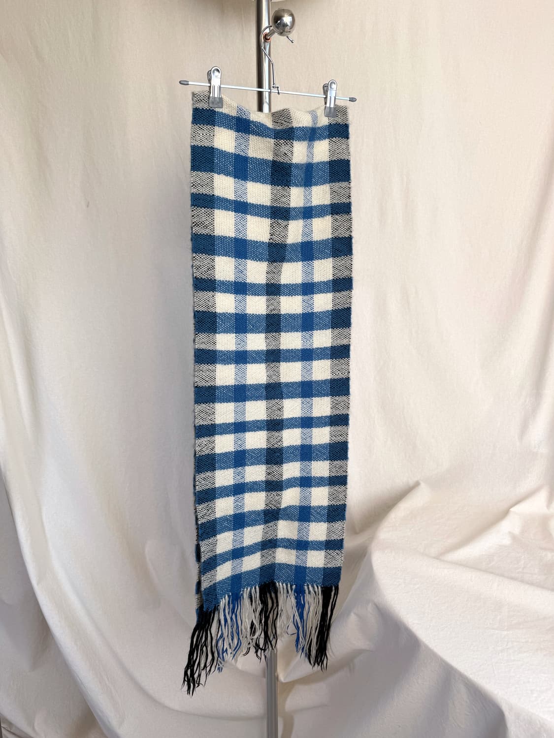 와이드 체크 머플러 상품이미지4