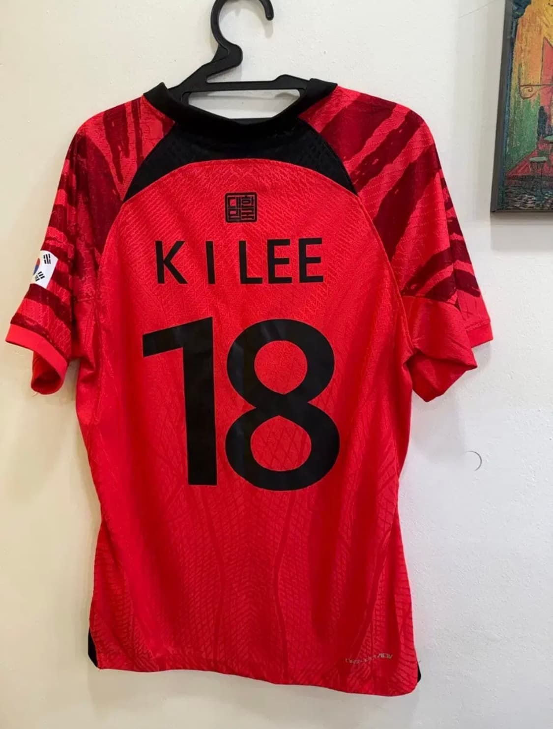 나이키 대한민국 국가대표 이강인 18번 홈 유니폼 상품이미지7