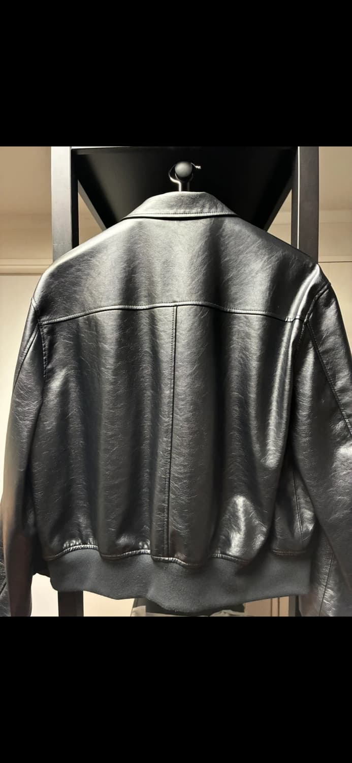 도프제이슨 모나크 크롭 레더 블루종 M사이즈 상품이미지2