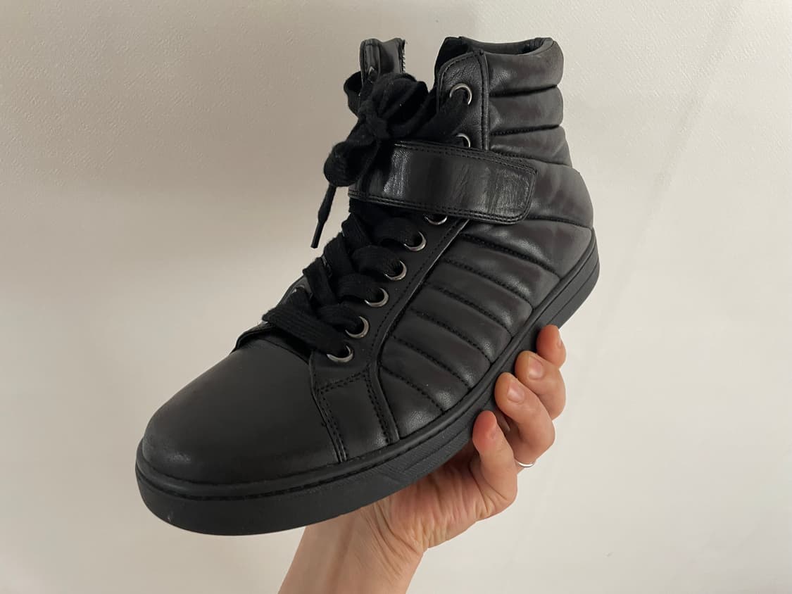 프라다 레더 하이탑 상품이미지3