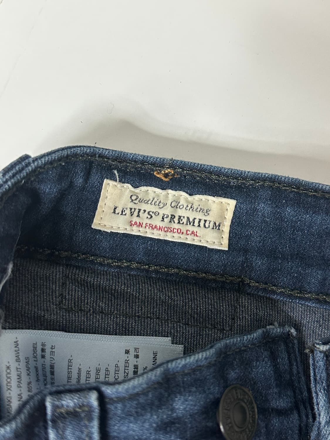 리바이스 프리미엄 부츠컷 청바지 빅E 로고 상품이미지3