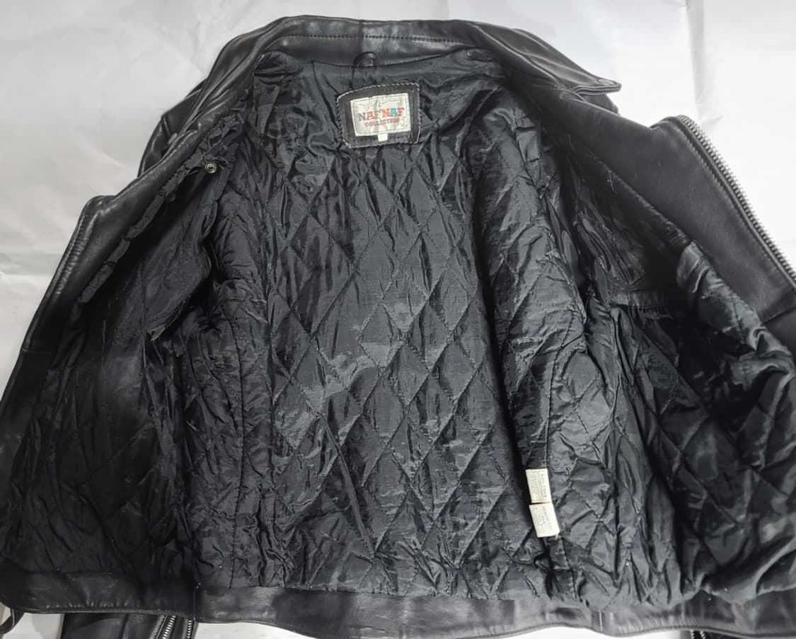 NAFNAF 커스텀 가죽라이더자켓 90사이즈 상품이미지7