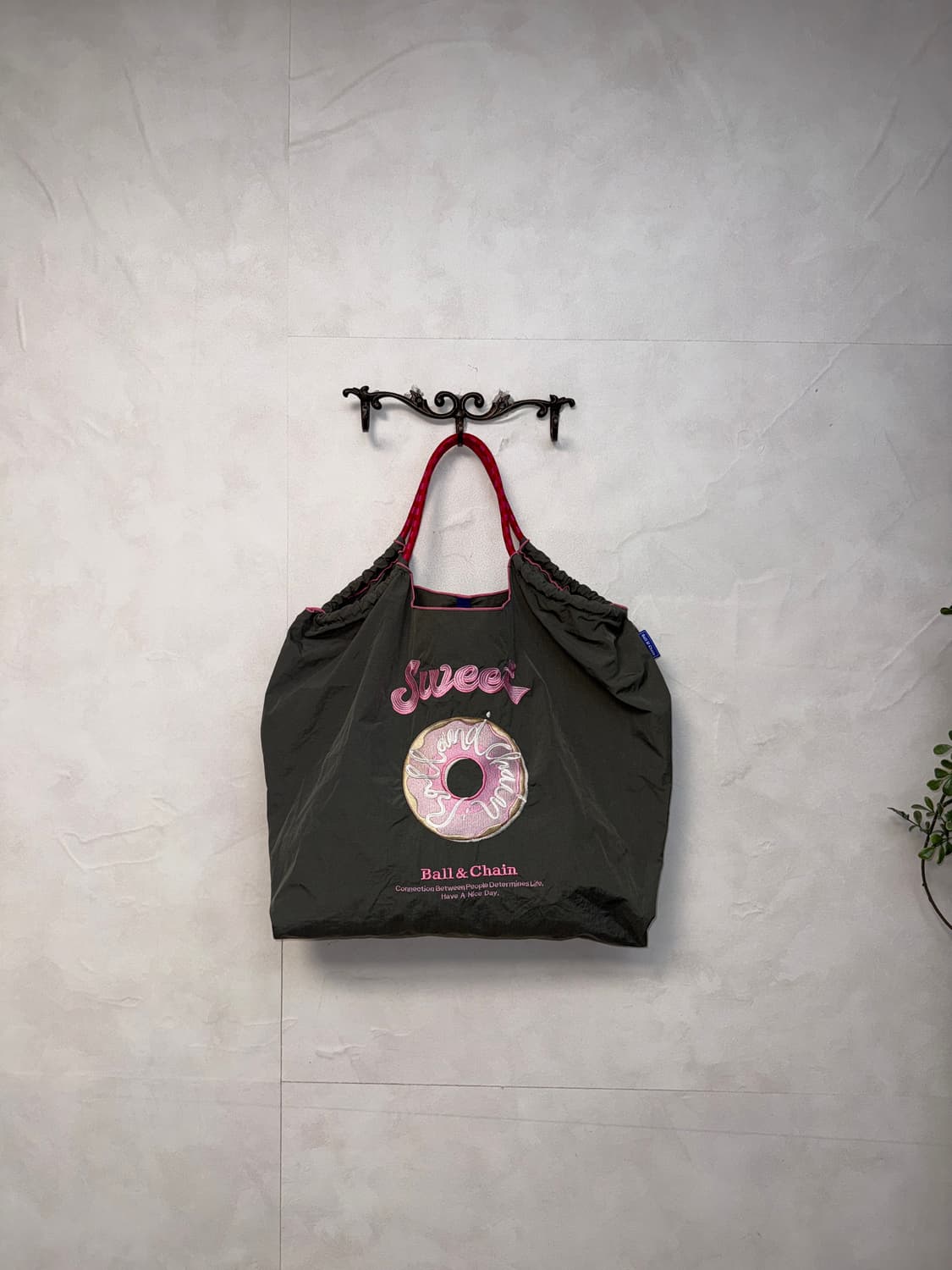 Ball & Chain SWEET tote bag gray 상품이미지1