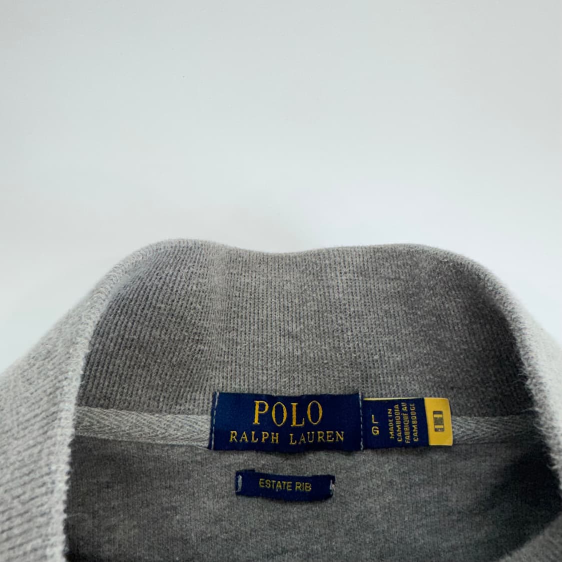 Polo 폴로 멀티포니 그레이 하이넥 반집업 니트 상품이미지5