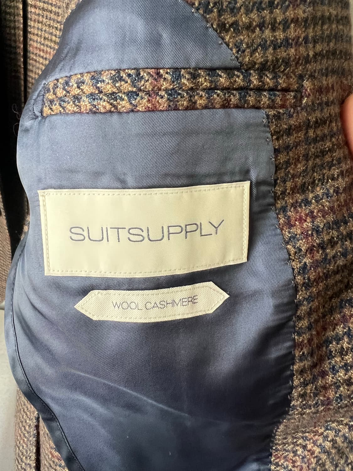 수트서플라이 캐시미어 하운드 투스 자켓 상품이미지6