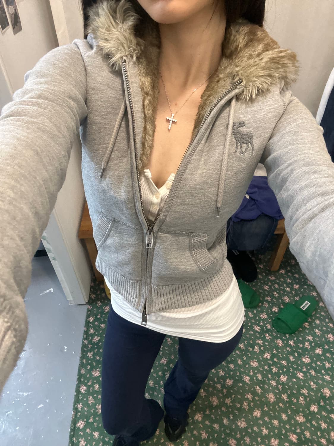 아베크롬비 울프죠 y2k 후드집업 상품이미지6