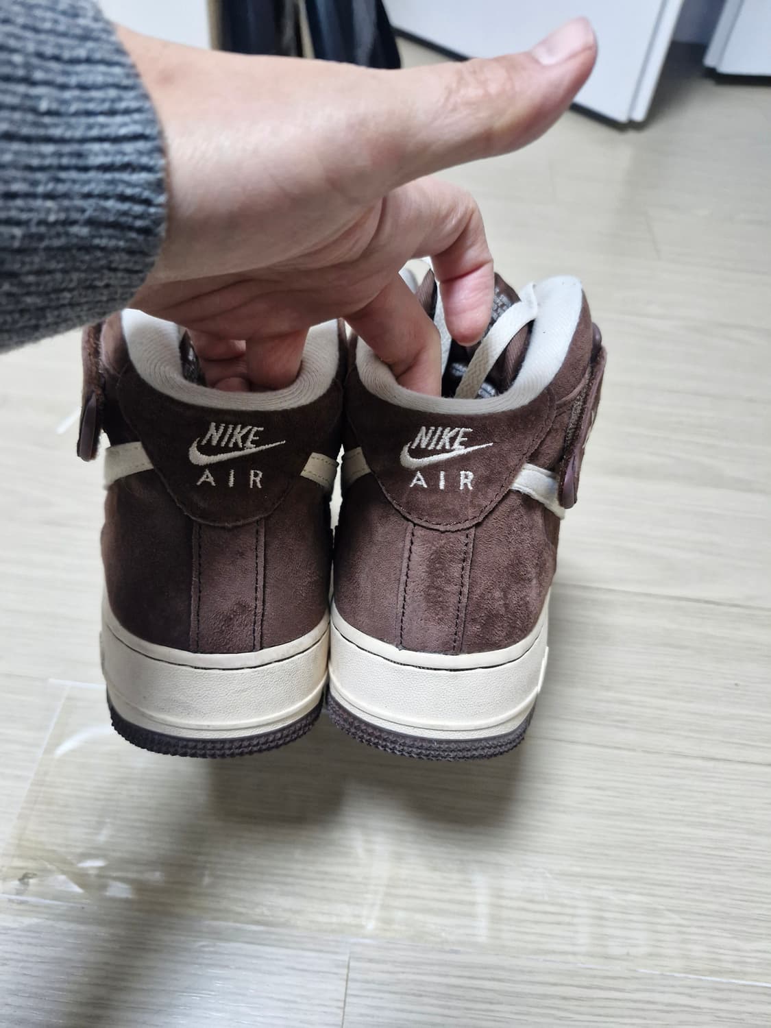 [280] 나이키 에어포스 1 미드 '07 QS 초콜릿 상품이미지3