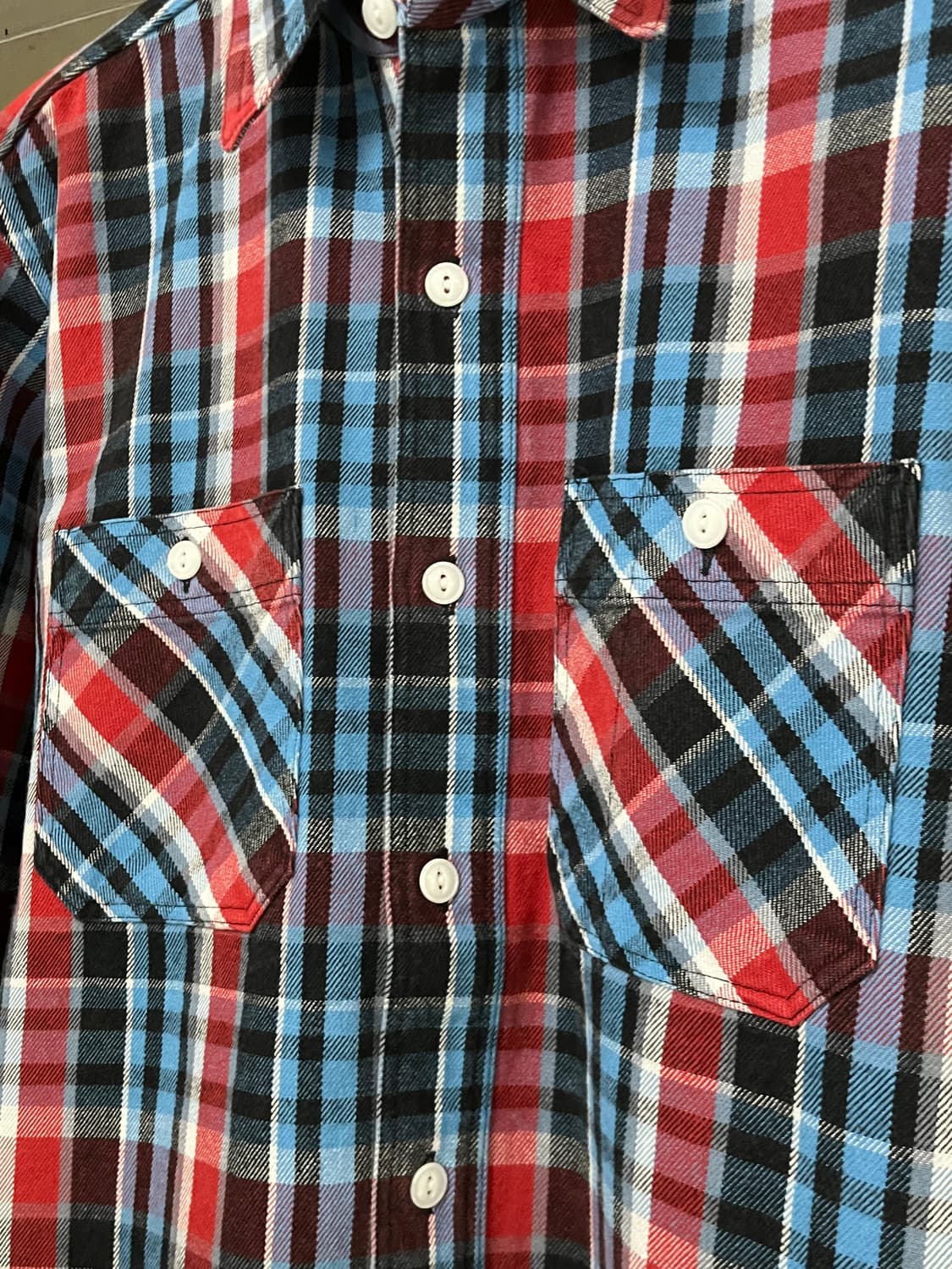 Sugar Cane Twill Check Flannel Shirt 상품이미지4