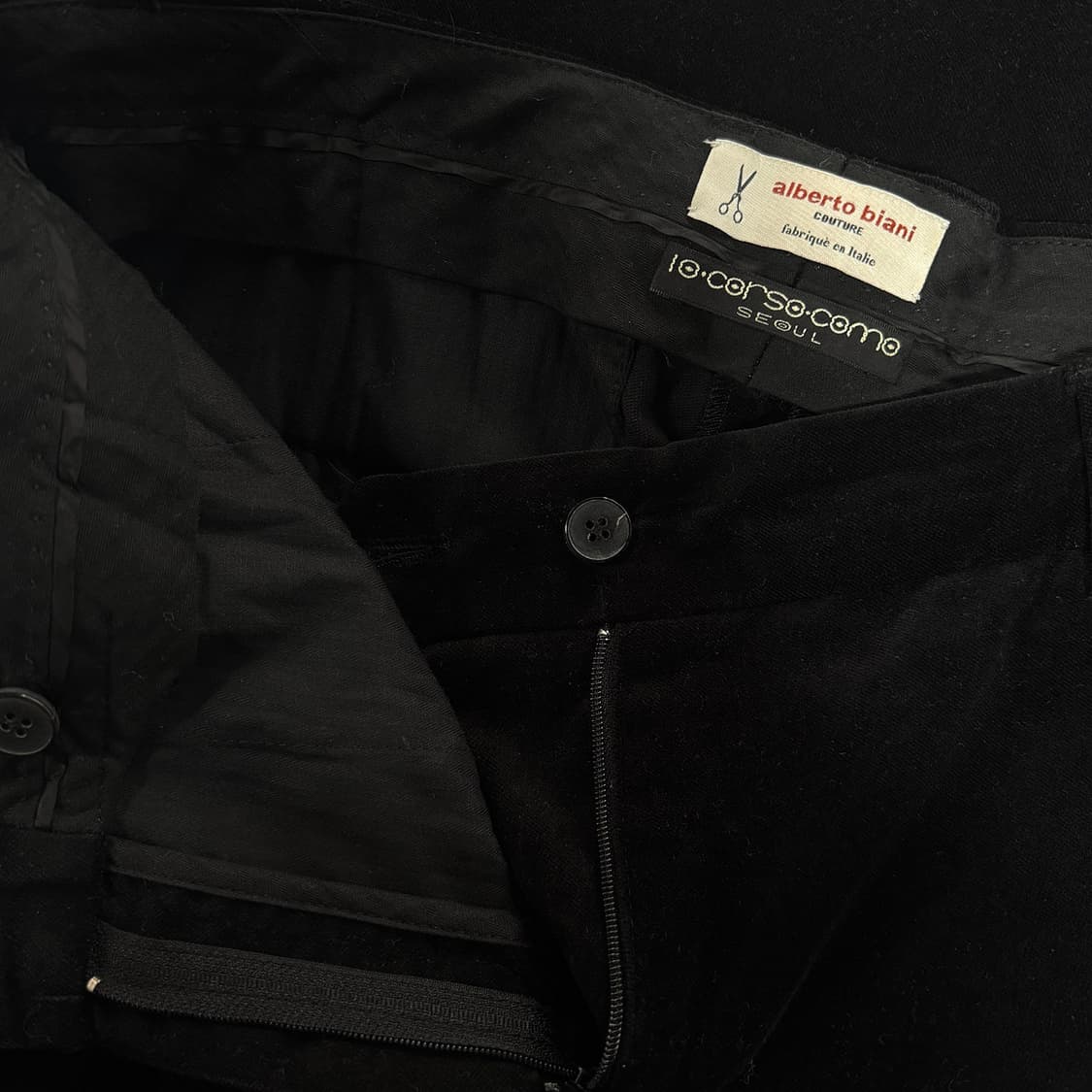 알베르토비아니 벨벳 부츠컷 팬츠 상품이미지2