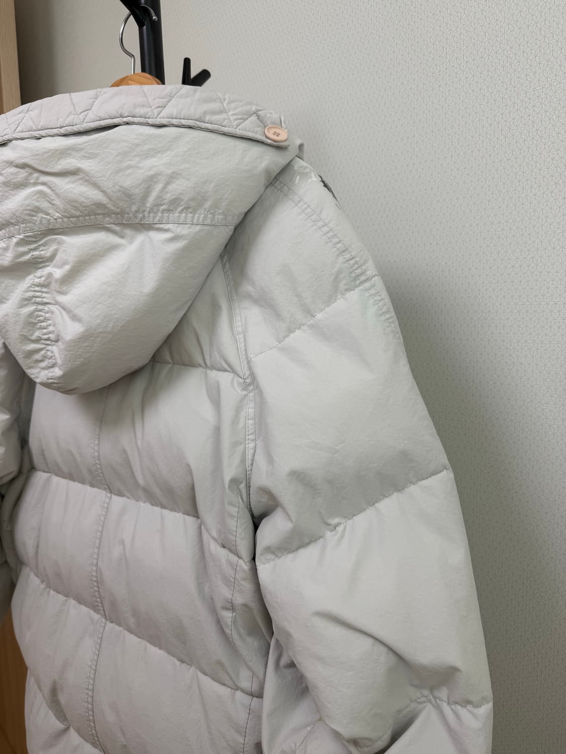 빈티지 페인팅 롱패딩 상품이미지8