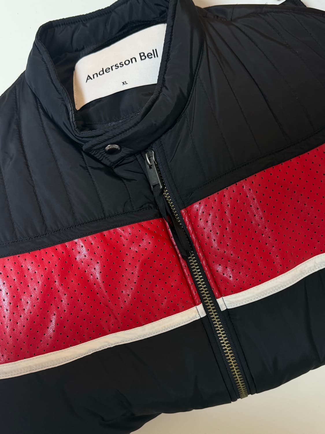 [XL] 앤더슨벨 바이커 패디드 점퍼 자켓 상품이미지3
