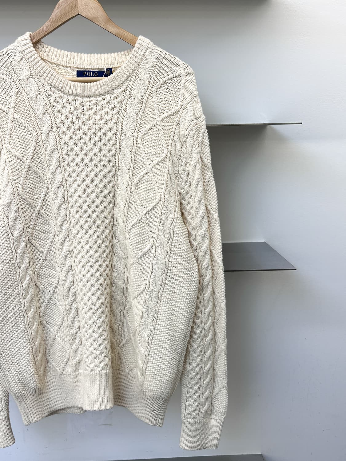 폴로랄프로랜 큐알 라벨 피셔맨 스웨터 상품이미지2