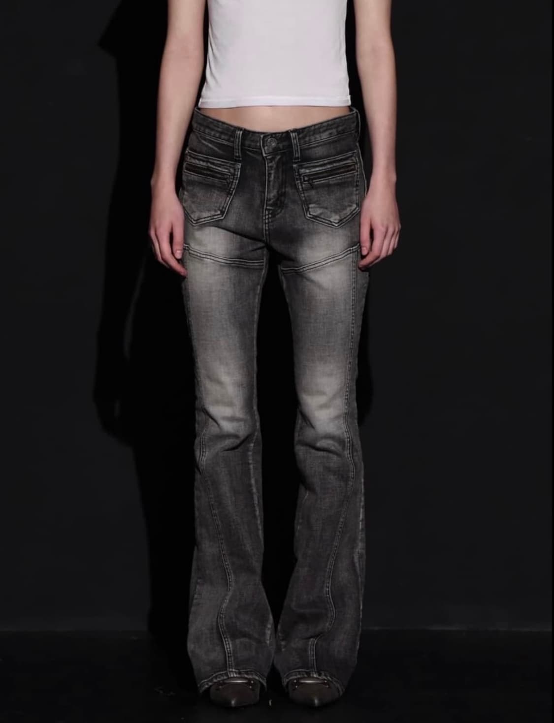 보헤미안서울 FRONT POCKET BOOTS CUT 상품이미지1