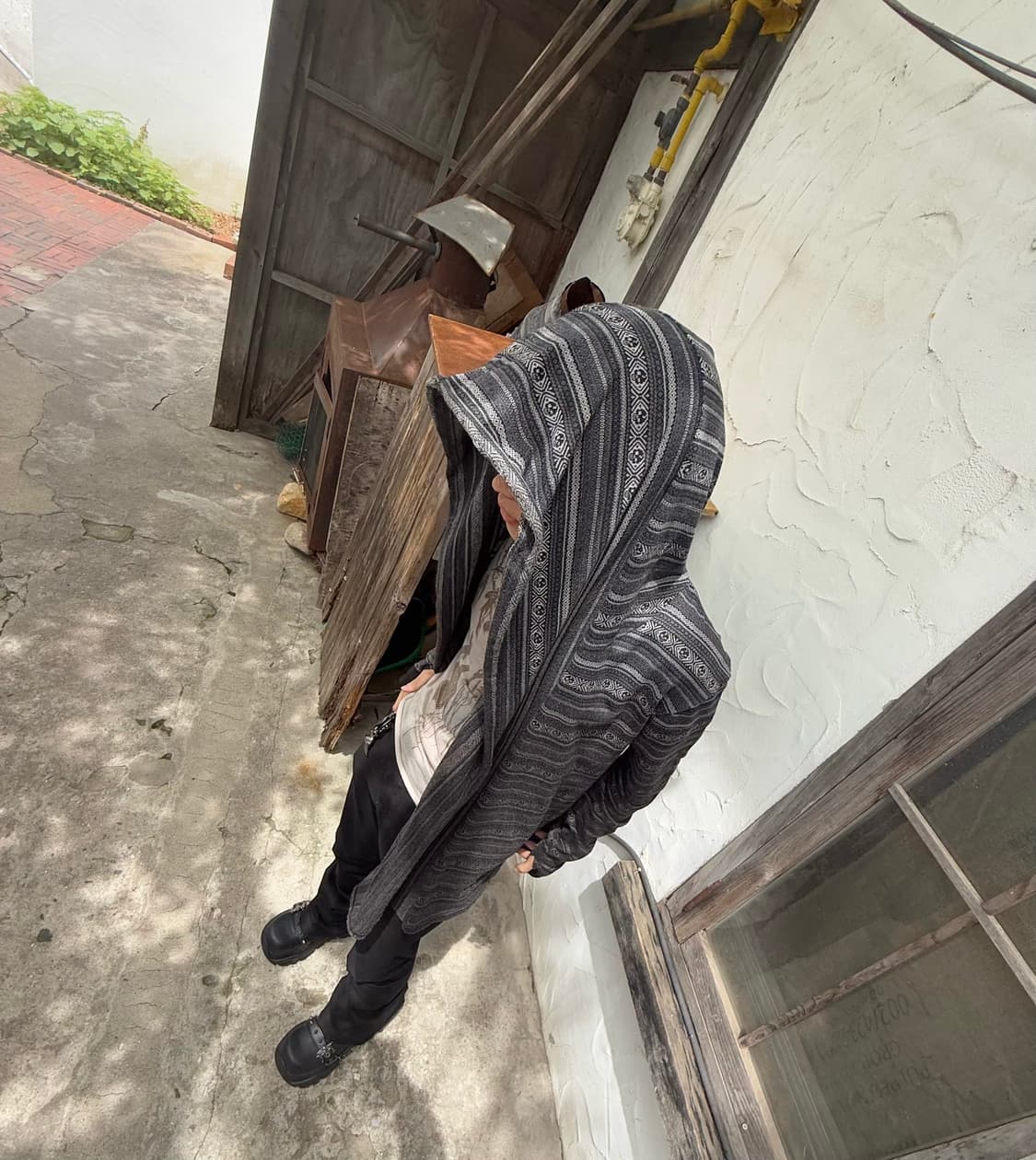 “EDGE”Skull detail long cardigan 상품이미지1