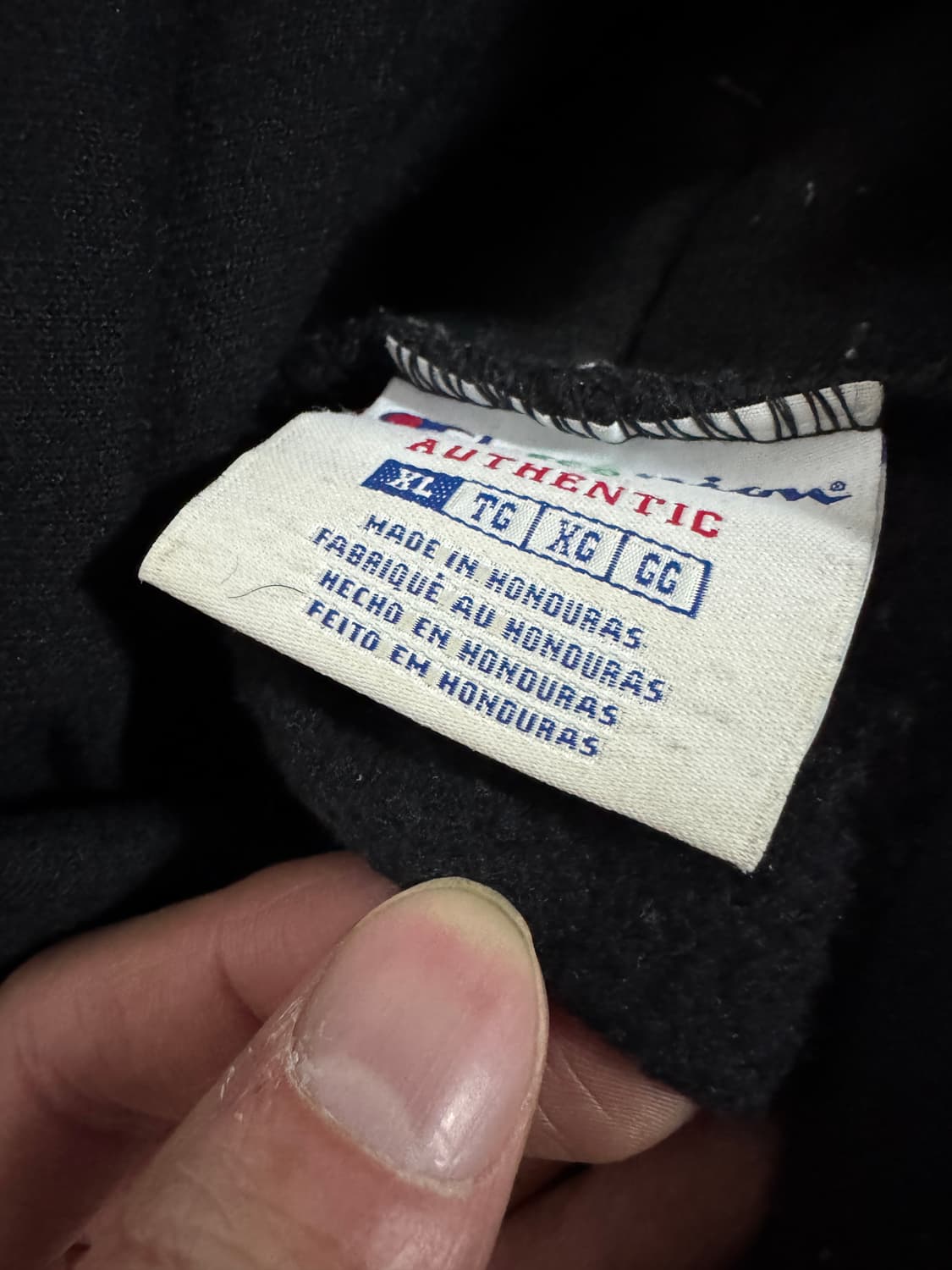 챔피온 블랙 후드티 기모 트레이닝 세트 L ~ XL 상품이미지5