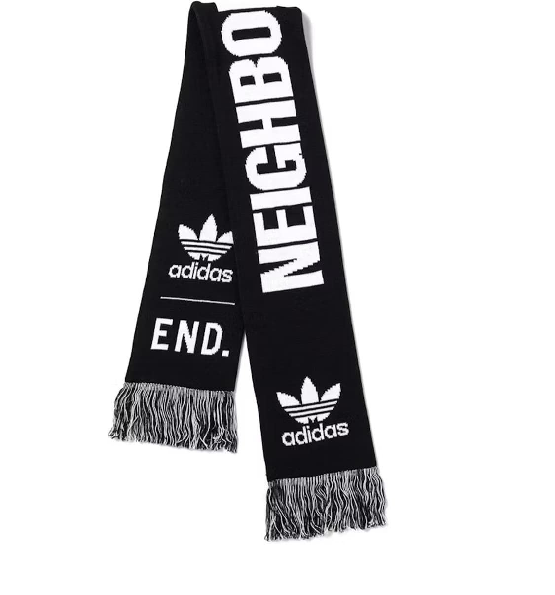 네이버후드 x 아디다스 x END 콜라보 머플러 판매합니다. 상품이미지1
