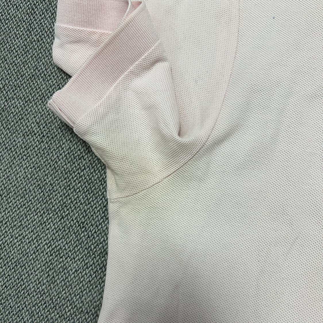 버버리 신형 TB로고 핑크 카라티(L) 상품이미지3