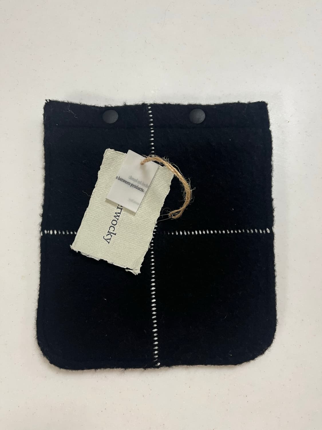 자버워키 Overlock-Seam wool Belt Pouch 상품이미지1