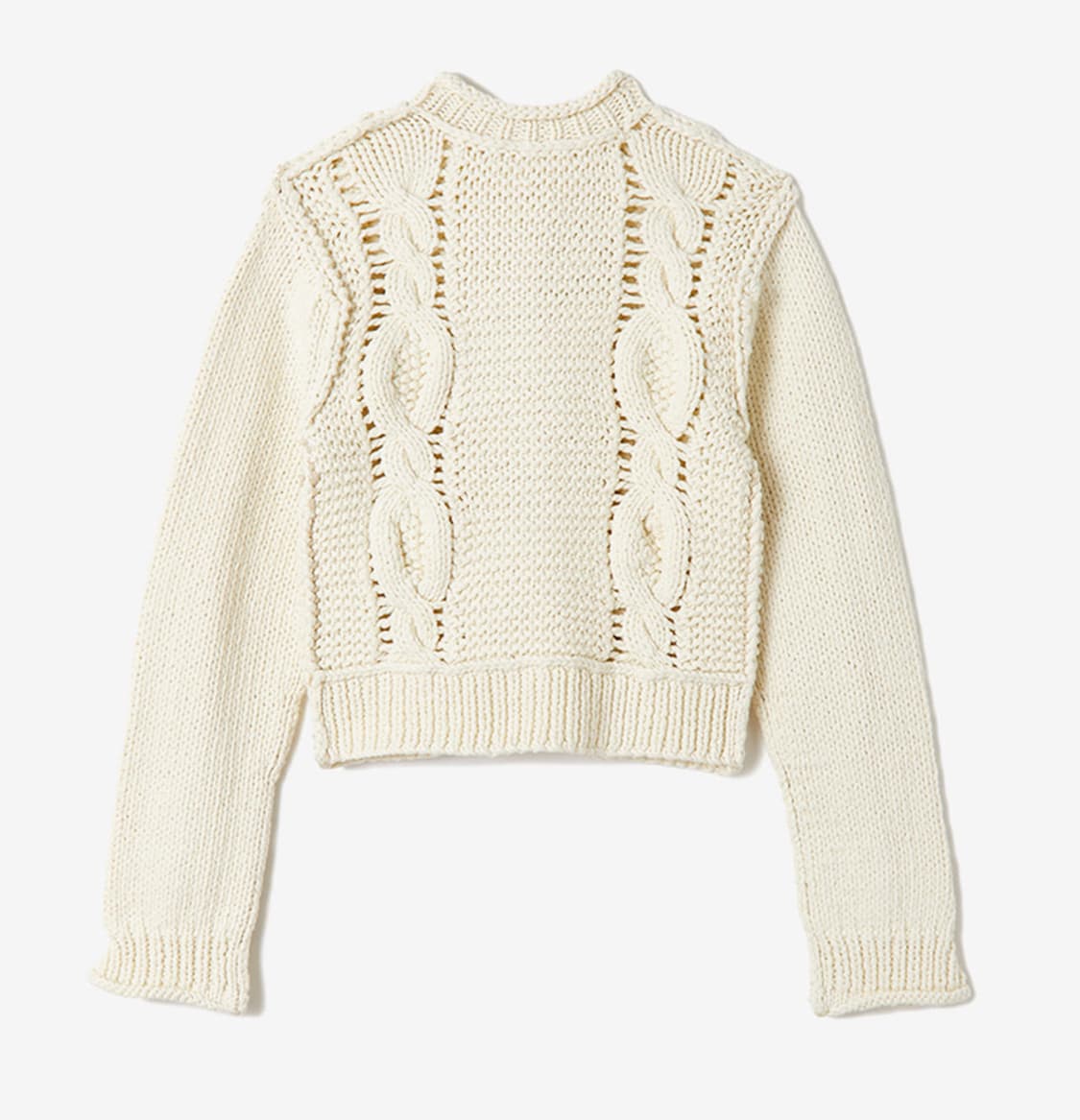 PERVERZE Hand Cable Washed Knit Cardigan 상품이미지2