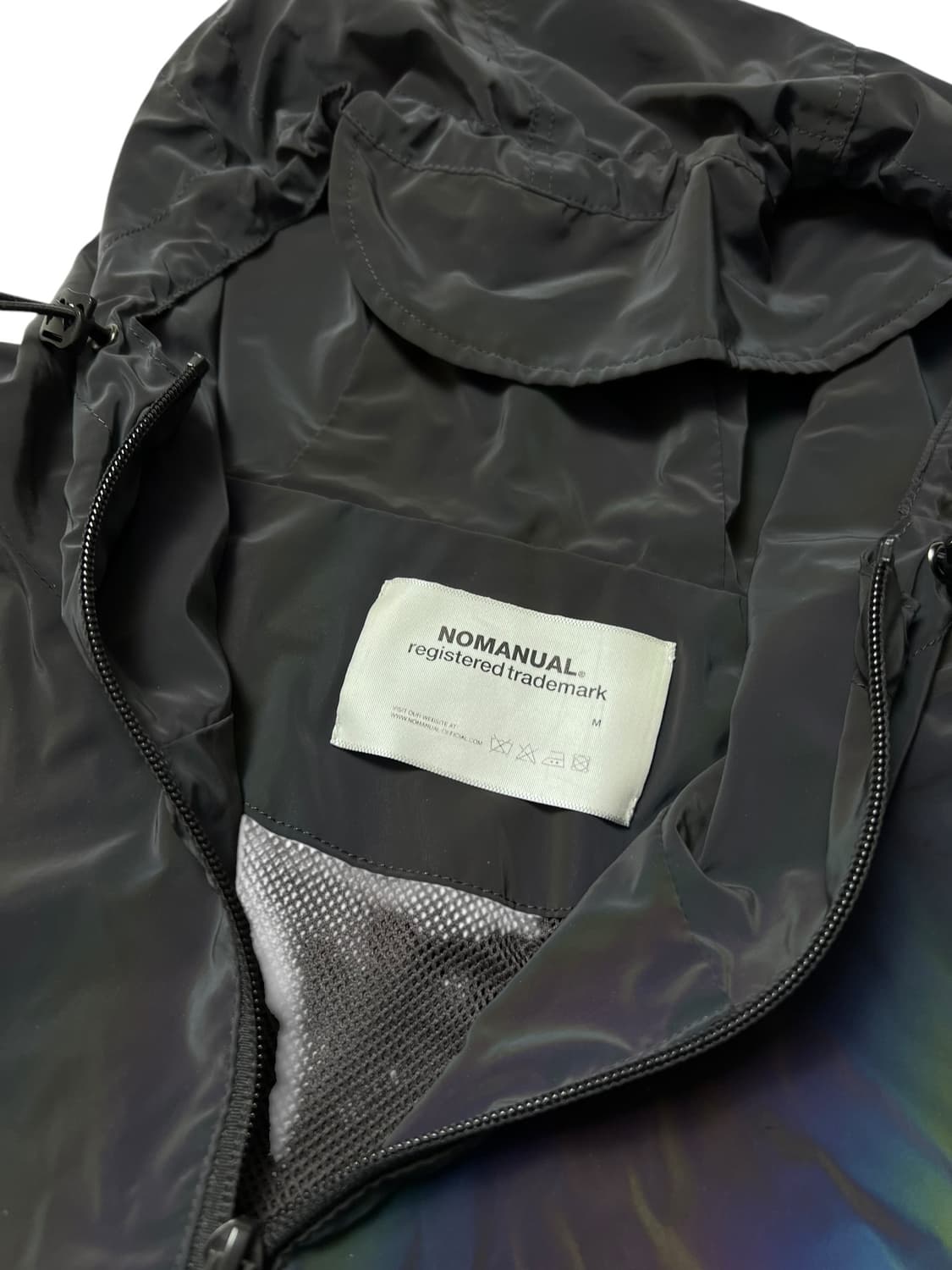 노매뉴얼 리플렉티브 바람막이 M 상품이미지3