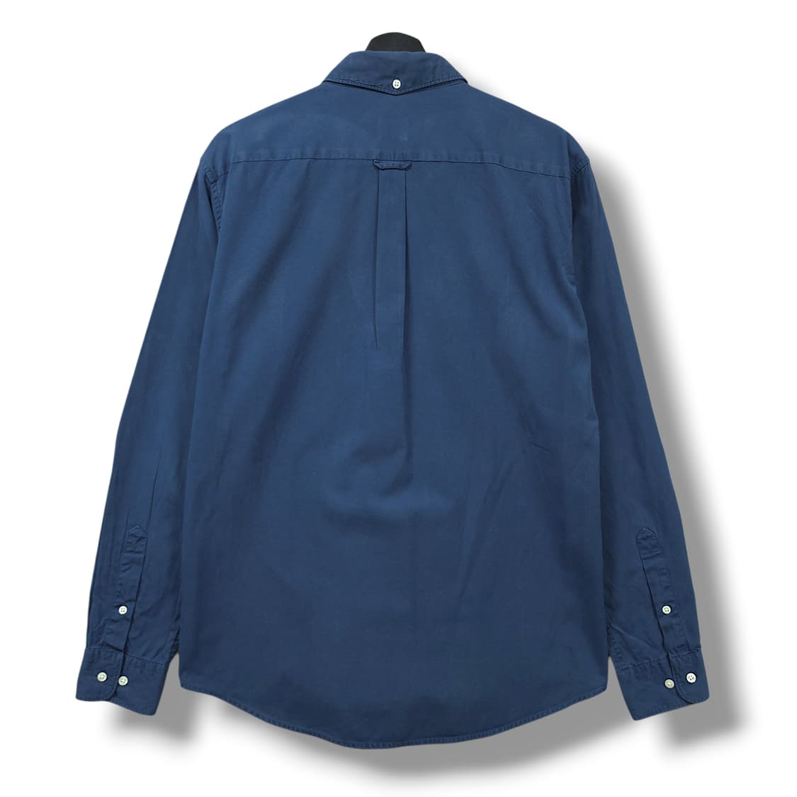 [100] 라코스테 네이비 솔리드 코튼 긴팔셔츠 상품이미지2